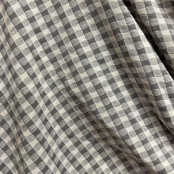 Urban Romantics Gingham Check Rushed Front Crop Top M - Picture 10 of 15
